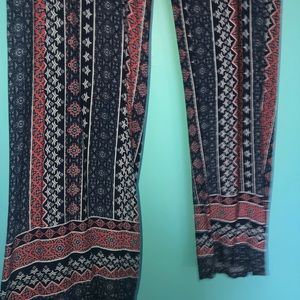 Flowy colorful patterned pants